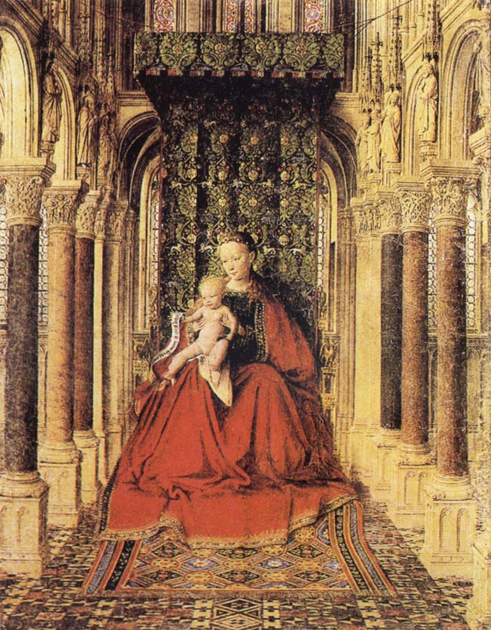 The Virgin and Child in a Church